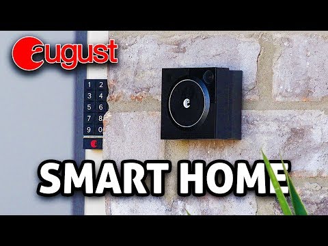 Smart Home Tech! August Doorbell Camera, Door Lock + Keypad REVIEW Video