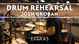Josh Groban - Rehearsing Drums (#3) [Straight To You Tour]