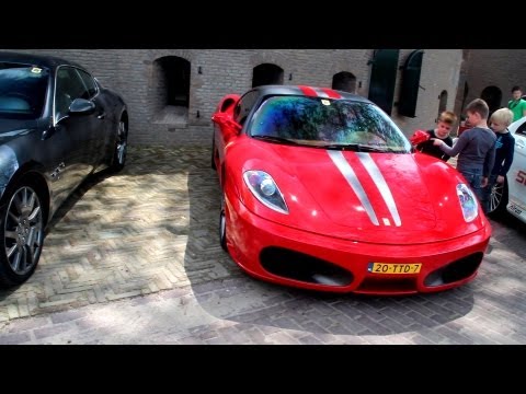 Ferrari F430 - Revving with Valves open/closed - JD Customs F430 - 1080p HD