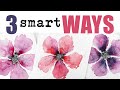 This WATERCOLOR technique WILL CHANGE how you PAINT flowers forever ! ~ Painting Lessons