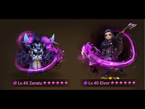 [Summoners War] Zeratu and Dark Eivor in RTA