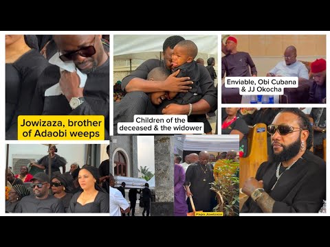 Kcee, Obi Cubana, Vintage, igbo billionaires as Jowizaza's sister " Adaobi " is laid to rest.