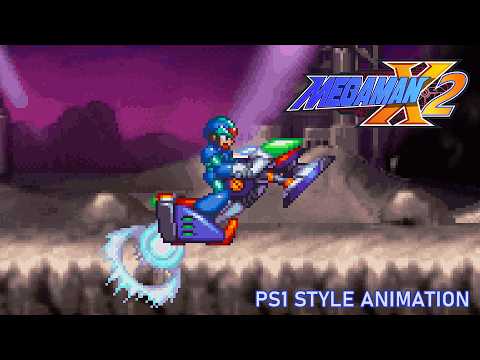 Megaman X2 - Intro Stage Animation (PS1 Style)