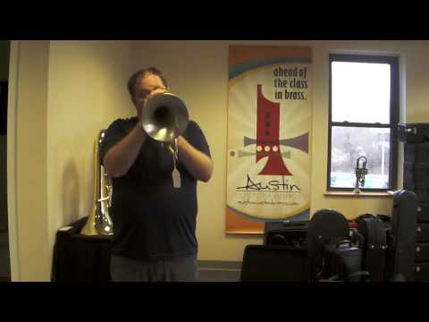 Christmas Song:  Adams F2 Red Brass Flugelhorn,  Trent Austin Demo