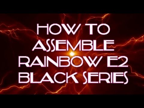 How to Rainbow E2 Put Together Assemble Black Water Vacuum Cleaner