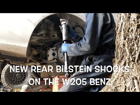 W205 AMG Sportline Replacing Rear Shocks