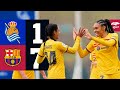 LIGA F | REAL SOCIEDAD 1 vs 7 FC BARCELONA 🔵🔴