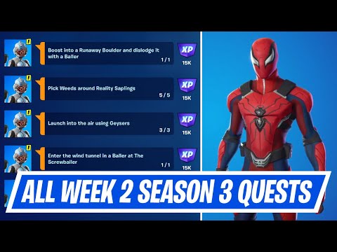 Fortnite Week 2 Quests Challenges - How to complete Week 2 Season Quests in Chapter 3 Season 3