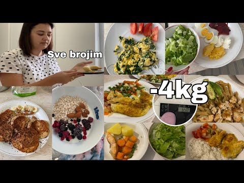 Šta jedem u toku sedmice? Plan ishrane | 100% zdravi obroci | -4kg