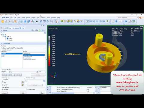 آموزش نرم افزار procast