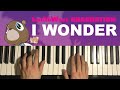 Kanye West - I Wonder (Piano Tutorial Lesson)