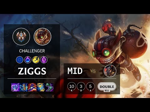 Ziggs Mid vs Twisted Fate - EUW Challenger Patch 11.21