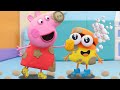 Peppa Pig Official Channel Muddy Puddle Jump With Peppa Play Doh Show Stop Motion PlayDohOfficial