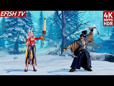 Gongsun Li vs Yagyu Jubei (Hardest AI) - Samurai Shodown | 4K 60FPS