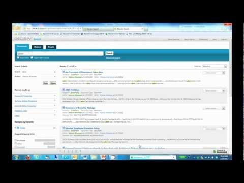 Decisiv QwikFind Demonstration