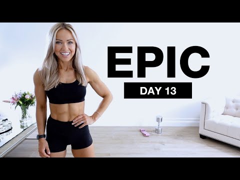 Day 13 of EPIC | Hamstrings & Glute Workout - Dumbbells + Band