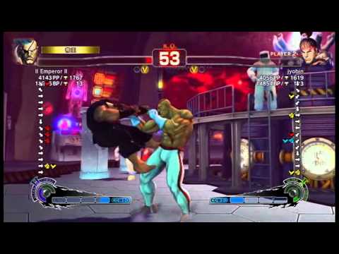 【スパ４】ll Emoeror ll[サガット] vs jyobin[ジョビン]