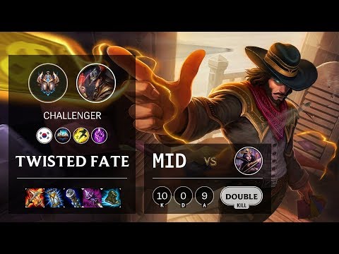 Twisted Fate Mid vs LeBlanc - KR Challenger Patch 10.3