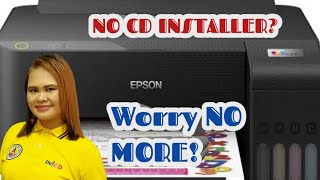 HOW TO INSTALL EPSON PRINTER WITHOUT CD INSTALLER?