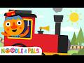 I'm A Little Train | 🚂 Choo Choo! Sing Along & Learn Parts Of A Train | Noodle & Pals!