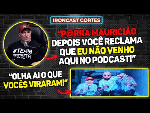 GIGA GETS P#T AND COMPLAINS ABOUT THE PODCAST TO MAURICIÃO LIVE – IRONCAST CORTES