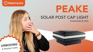 Unboxing & Product Info: Peake Solar Post Cap Light | The Solar Centre