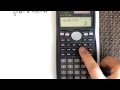 Determining The Derivative Of A Function Using A Calculator CASIO Fx 991MS