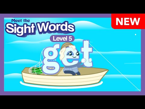 NEW! Meet the Sight Words Level 5 "get" (ℊ) | Preschool Prep Company