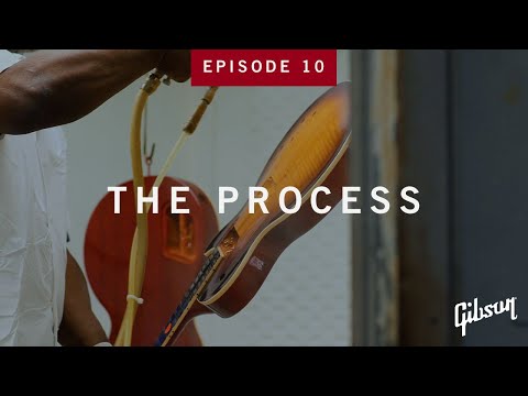 Applying & Spraying Nitrocellulose Lacquer Finish At Gibson USA | The Process S1 EP10