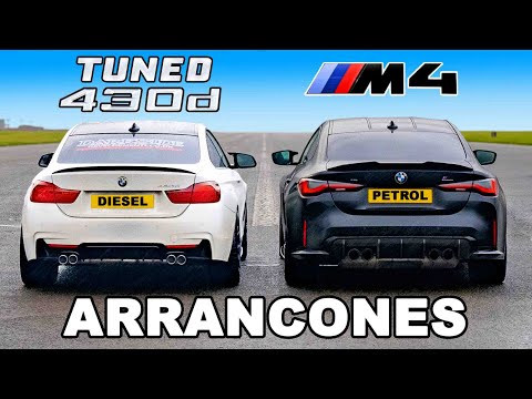 Tuned BMW 430d vs. BMW M4: Drag Racing