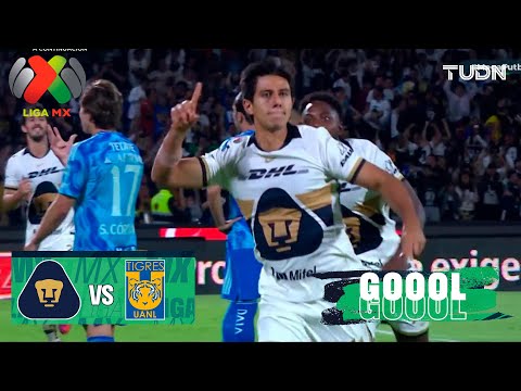 JJ MACÍAS GOAL! REAL! - Pumas 1-0 Tigres | Liga MX - Matchday 9 Apertura 2025 | TUDN