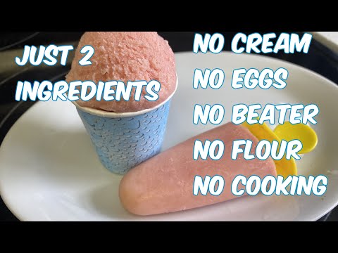 How To Make Watermelon Ice Cream With Just 2 Ingredients