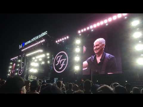 Foo Fighters' Josh Freese being introduced + My Hero (EPIC! Live in Quebec City - FEQ 2023)