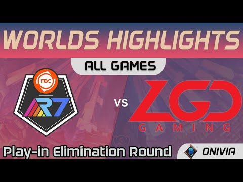 R7 vs LGD Highlights ALL GAMES Worlds 2020 Play in Elimination Round Rainbow7 vs LGD Gaming by Onivi