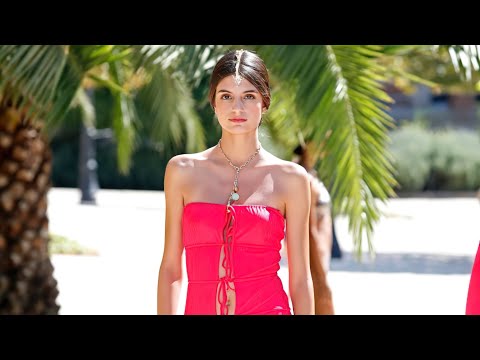 Guillermina Baeza Swimsuit Barcelona Fashion Week 2021 Runway
