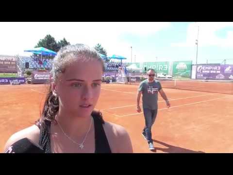 EMPIRE Slovak Open 2018: SF, interview, Viktoria KUZMOVA (SVK) - Ekat. ALEXANDROVA (RUS) 7-5 5-7 6-4