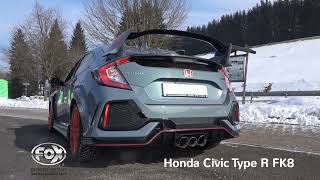 Video: FOX Edelstahl Mittig Sportauspuffanlage ab Kat. Honda Civic 10 FC FK8 Type-R Video: FOX Edelstahl Mittig Sportauspuffanlage ab Kat. Honda Civic 10 FC FK8 Type-R