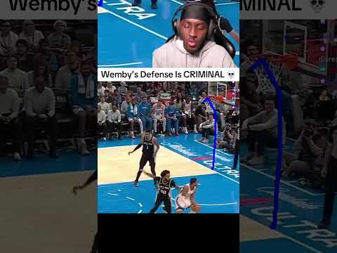 This Is A WILD Block ❌#Wemby #Spurs