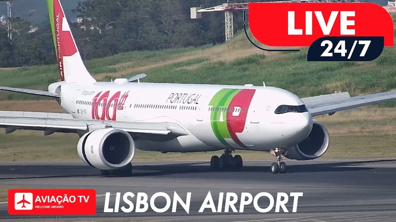 Live webcam view of Lisbon Airport Live Spotting
