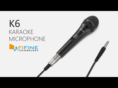 Микрофон для караоке FIFINE K6