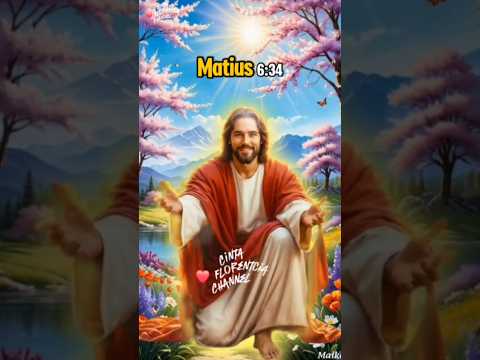 Firman Tuhan Hari ini terdapat dlm Matius 6:34 Jangan Kuatir #jesus #love #shorts #eliamyron #fyp