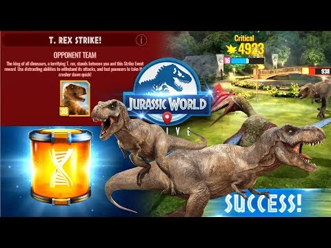 KING oF ALL DINOSAUR LEVEL 30 TREX STRIKE EVENT 04 MARCH 2019【Jurassic World Alive 侏羅紀世界Alive】