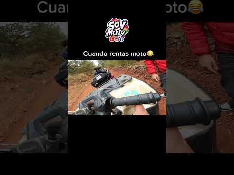 Casi chocan la moto rentada😅🤣🤣