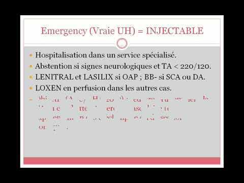 Lutilisation dune solution saline hypertonique VFS et la pression artérielle