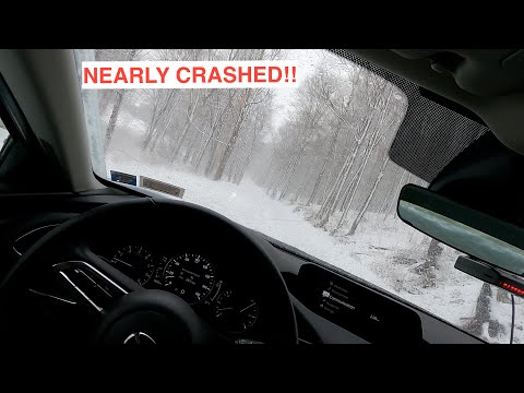2020 Mazda Mazda3 AWD Testing in deep snow...some close calls