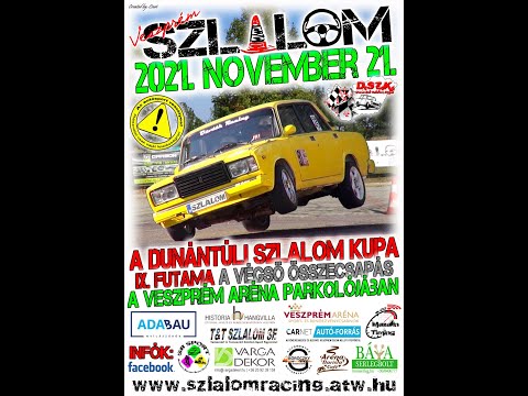 Veszprém Szlalom DSZK IX. futam Végső összecsapás 2021.11.21 #49 Mazda MX-5 NBFL Onboard