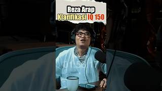 Reza Arap Klarifikasi IQ 150 ‼️
