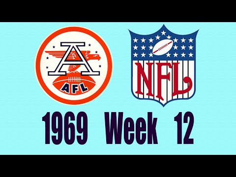 NFL "This Week in Pro Football" 1969 week 12 highlights