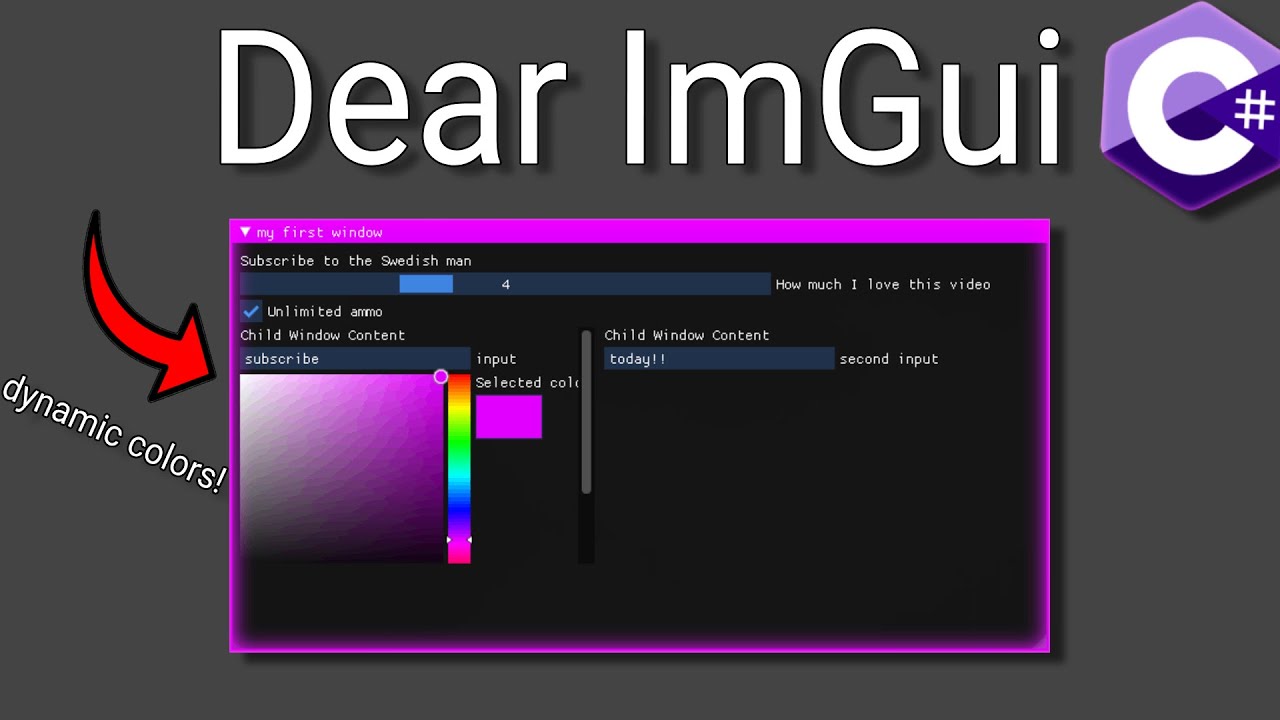 Dynamic Colors In IMGUI .NET (Tutorial)
