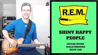 R.E.M - Shiny Happy People guitar lesson